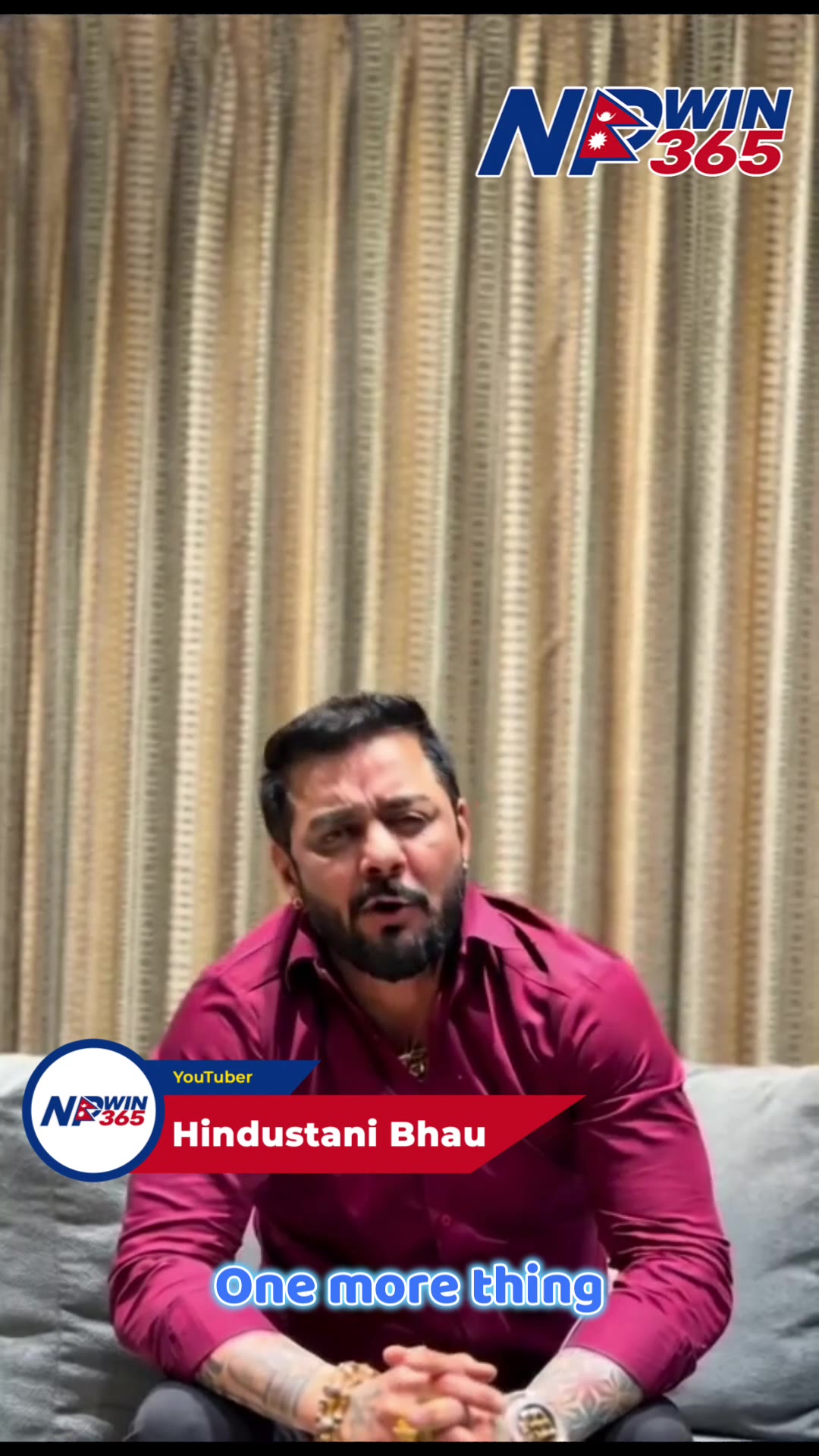 Hindustani Bhau — NPwin365 YouTuber Endorsement (Nepal Online Casino)